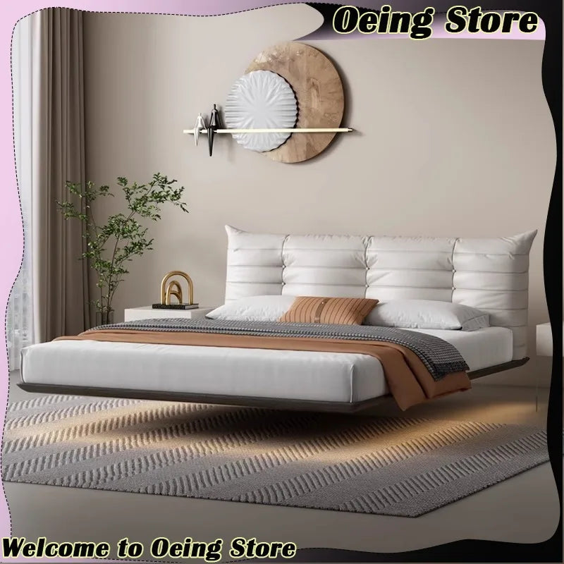 Upholstered Unique Bed Frame Japanese French Lounge Bed Dressers Children Muebles Para El Hogar Bedroom Furniture Accessories