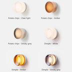 Modern Jelly LED Wall Lamp – Round Glass Wall Light