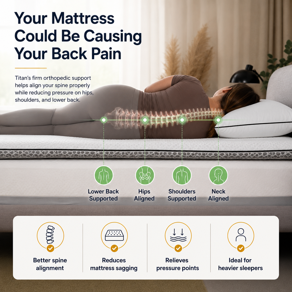 Brightr® Titan 2 in 1 Mattress Topper