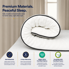 Brightr® Titan Mattress Topper | Firm & Medium Firm | 5 cm Reversible | Enhanced Back & Hip Support for Soft Mattresses