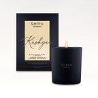 Shifa Aromas candle and packaging on a white background