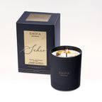 Shifa Aromas candle and packaging on a white background