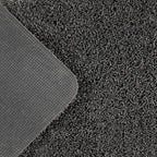 Washable Charcoal Shaggy Rug