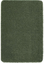 Washable Forest Green Shaggy Rug