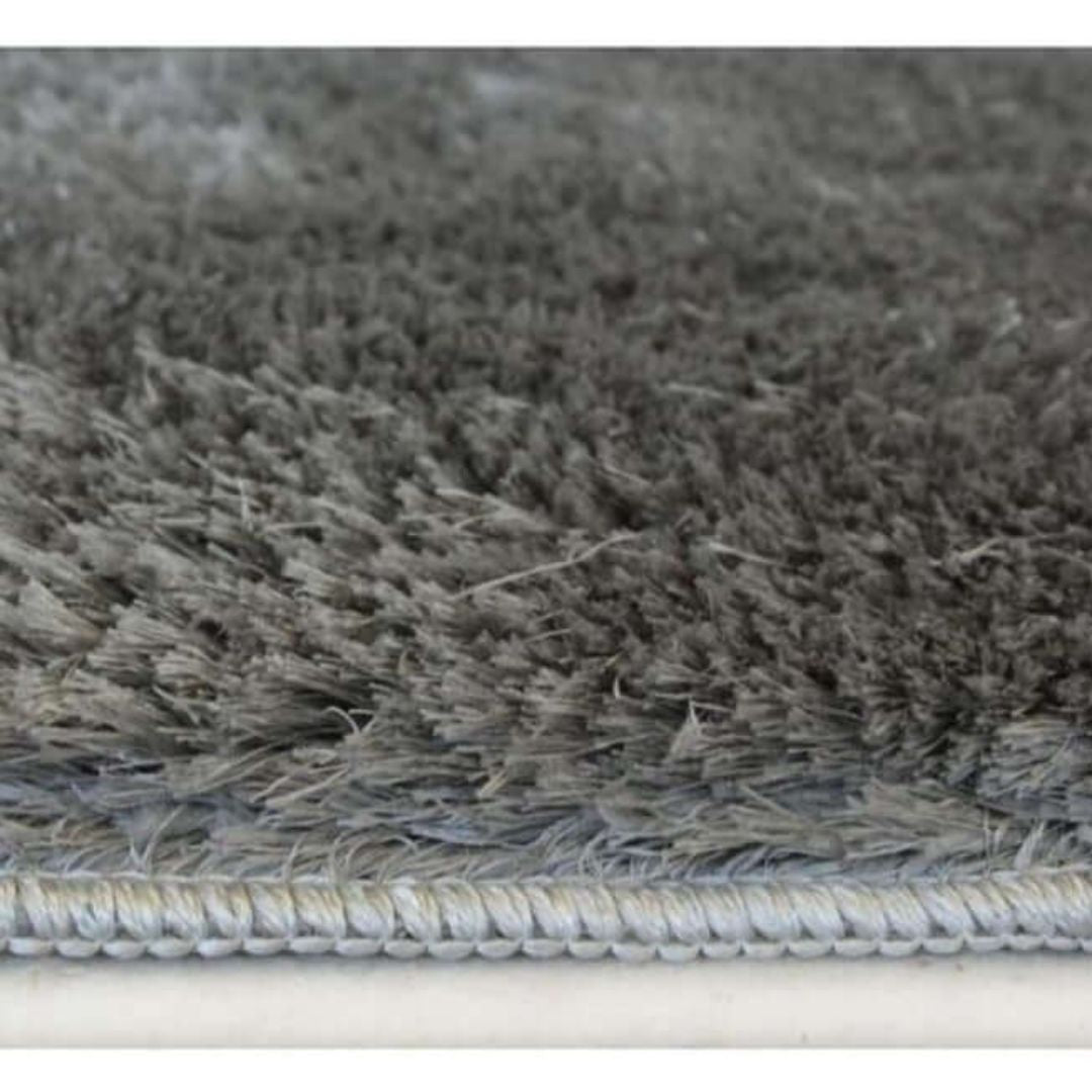 Soft Washable Grey Shaggy Rug | SA-04