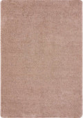 Washable Nude Pink Shaggy Rug