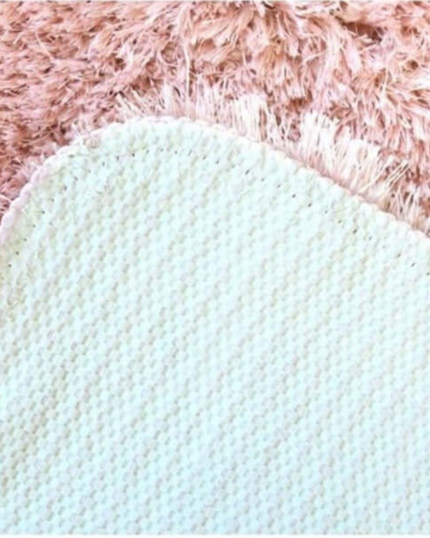 Soft Washable Pink Shaggy Rug | SA-07