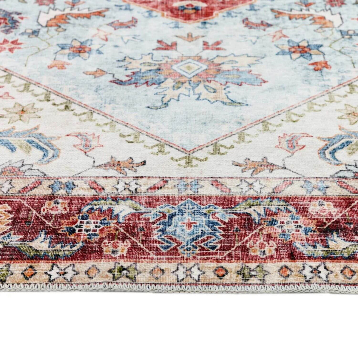 Washable Rug Marrakesh Red