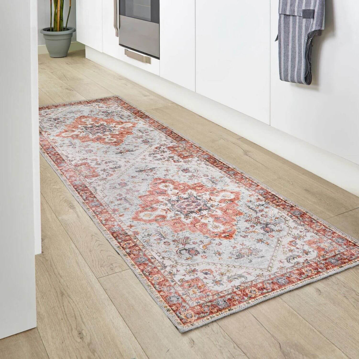 Washable Rug Marrakesh Red