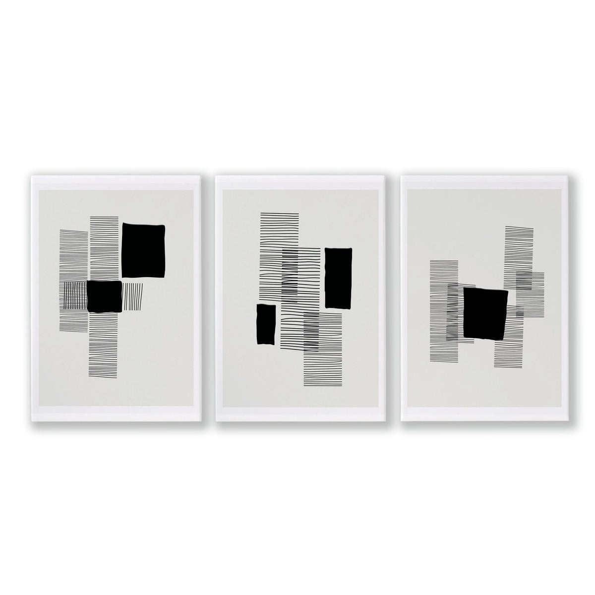 Abstract Art Painting | Set of 3 Abstract Wall art Prints