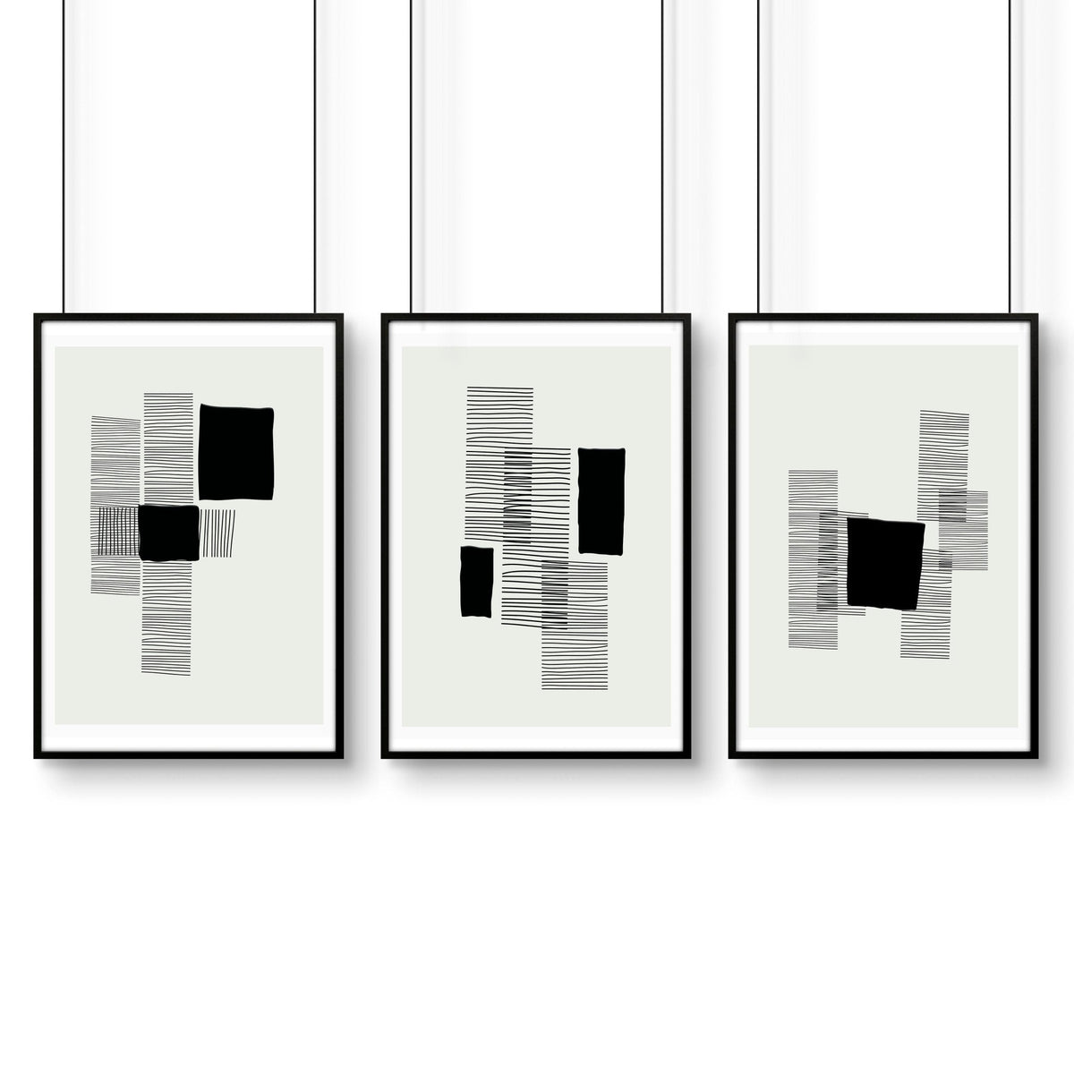Abstract Art Painting | Set of 3 Abstract Wall art Prints