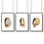 Abstract prints | set of 3 wall art for living room