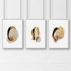 Art prints modern for bedroom | set of 3 wall art prints