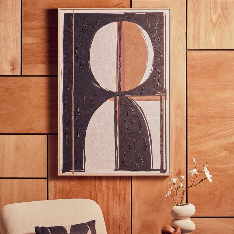 Abstract Geometric Design Wall Art | Astratto - MOOAZAA