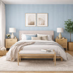 Acoustic Wall Panels in Baby Blue with White Backing