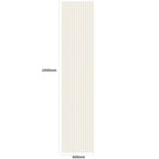 Acoustic Wall Panels in Off White Scallop with White Backing