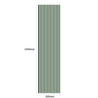 Acoustic Wall Panels in Pastel Green with Black Backing