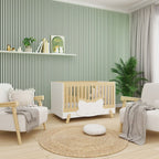 Acoustic Wall Panels in Pastel Green with Black Backing