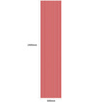 Acoustic Wall Panels in Red Wonder with White Backing