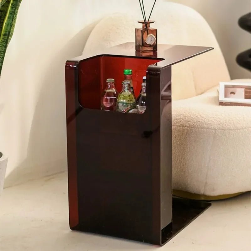 CONTROL Acrylic Transparent Small Coffee Table - MOOAZAA 
