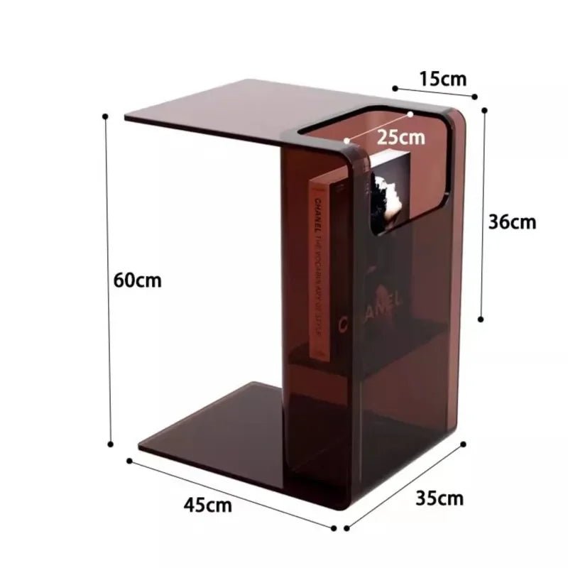 CONTROL Acrylic Transparent Small Coffee Table - MOOAZAA 