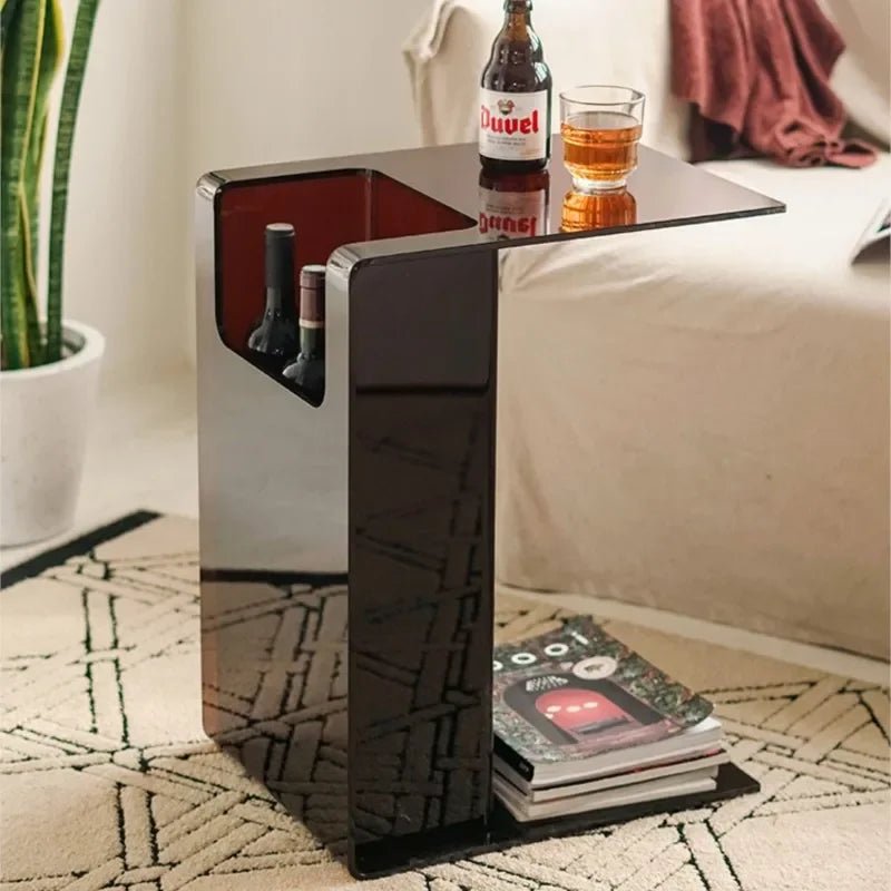 CONTROL Acrylic Transparent Small Coffee Table - MOOAZAA 