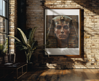 Egyptian Pharaoh Wall Art – Ancient Inspired Digtial Print