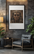 Egyptian Pharaoh Wall Art – Ancient Inspired Digtial Print