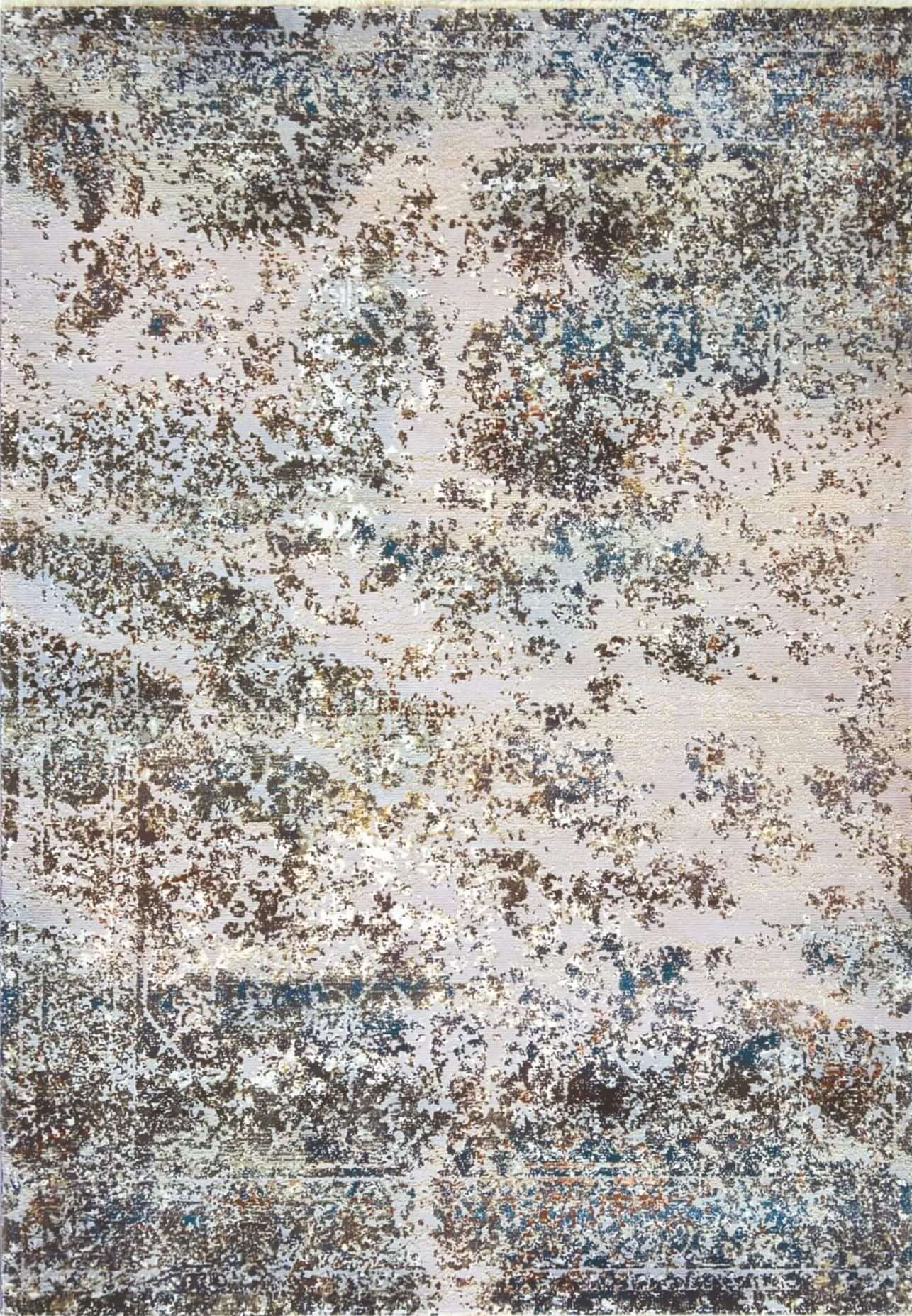 Arabesque Multicolour Abstract Rug - MOOAZAA