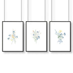 Art Botanical Prints | Set of 3 wall art prints