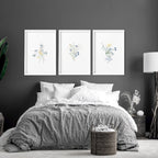 Art Botanical Prints | Set of 3 wall art prints