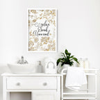 Art for bathroom walls | wall art print