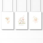 Art For Nursery Walls | Set of 3 wall art prints