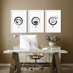 Art For Office | Set of 3 wall art prints