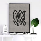 Abstract Art Set of 3 Prints | Neutral Minimalist Wall Art