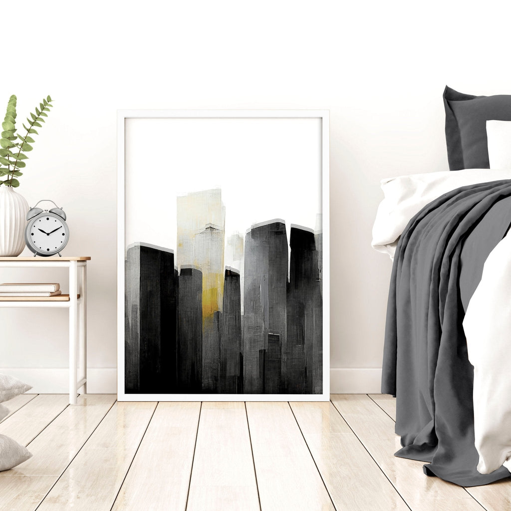 Art Prints Large | Set of 3 Urban Skyscrapers Wall art Prints