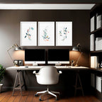 Wall Art For Work Office | set of 3 wall art prints