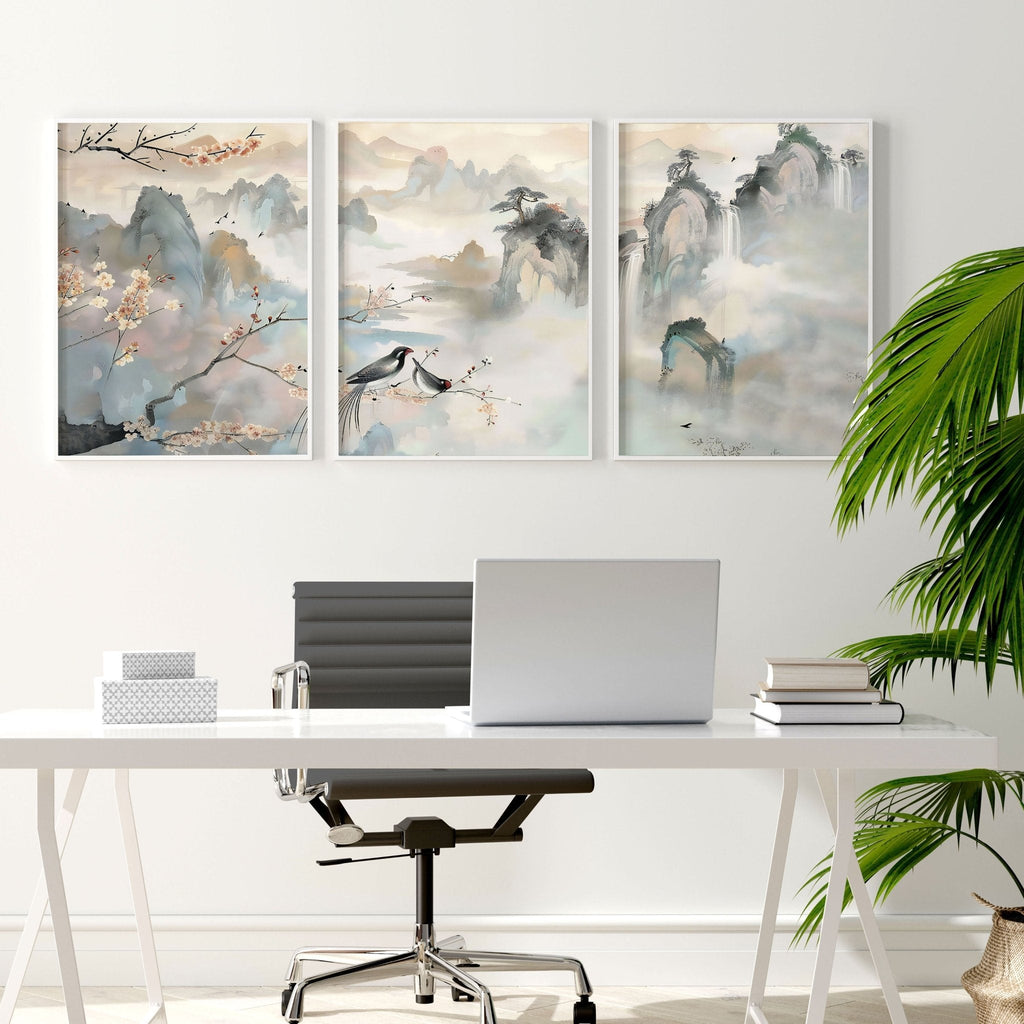 Artwork For Office | Set of 3 wall art prints