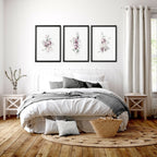 Artwork In Bedroom | Set of 3 wall art prints