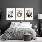Artwork Mid Century Modern | Set of 3 wall art prints