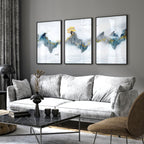 Asian Framed Wall Art – Set of 3 Prints