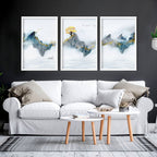 Asian Framed Wall Art – Set of 3 Prints