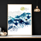 Oriental wall art | set of 3 wall art prints
