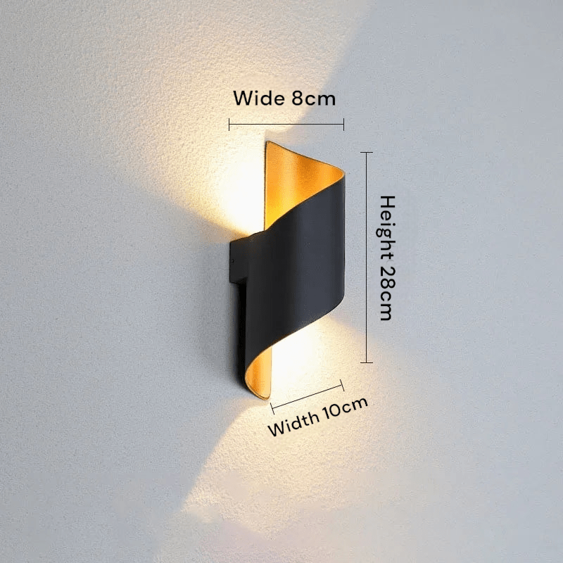 Aura 10W Modern LED Wall Light - MOOAZAA