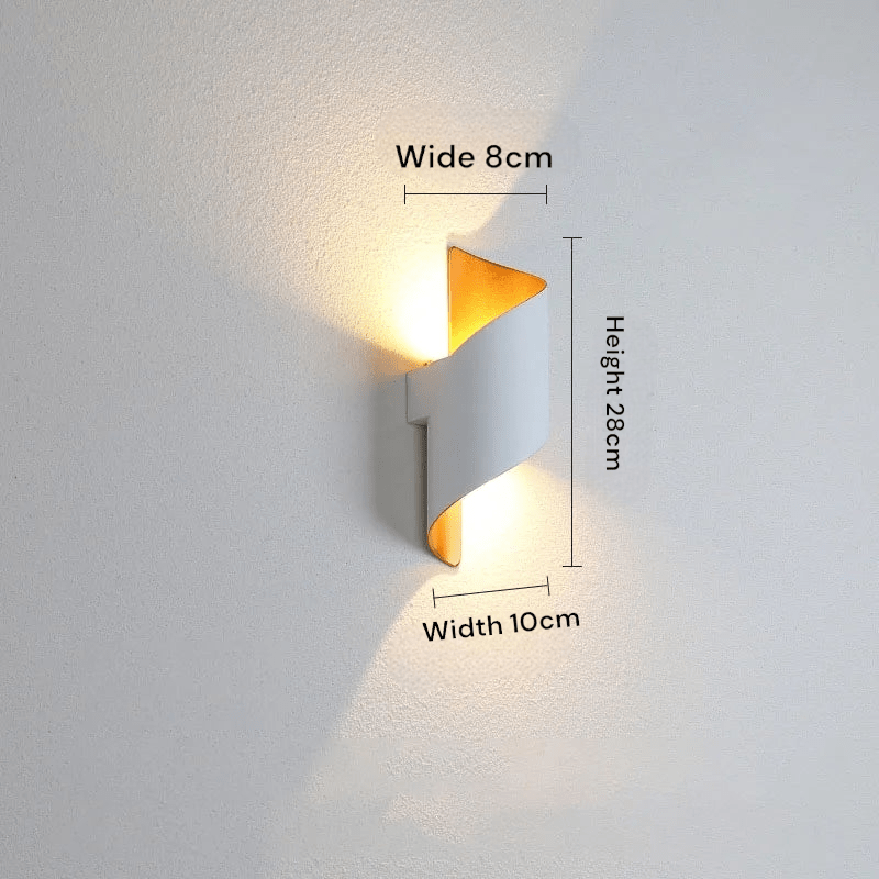 Aura 10W Modern LED Wall Light - MOOAZAA
