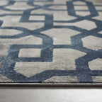 Avanti Navy Moroccan Rug - MOOAZAA