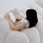 Aylet French Chenille Velvet 3 - Seater Segmented Sofa - MOOAZAA