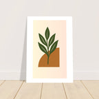 Botanical Wall Art - Green Leaf Print