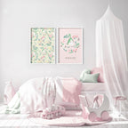 Nursery wall art decor | set of 2 wall art prints
