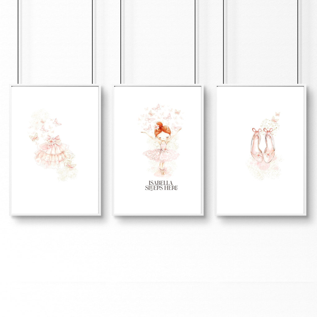 Ballet Dancer Wall Art | Set of 3 wall art prints